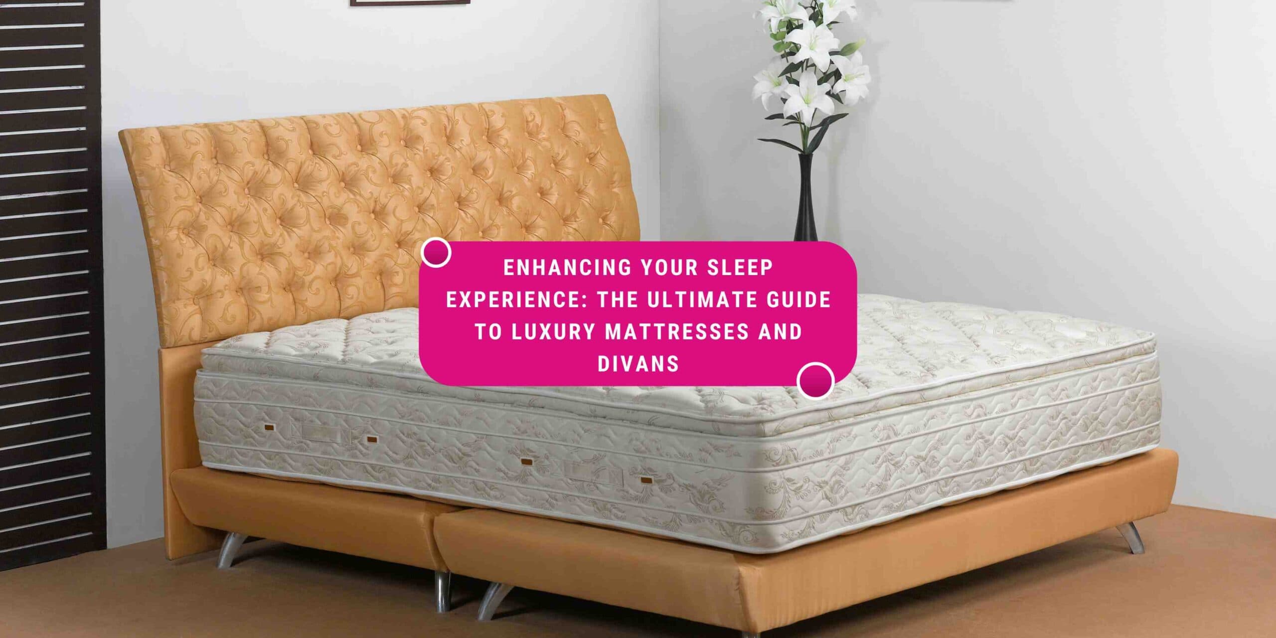 luxury mattress, divan