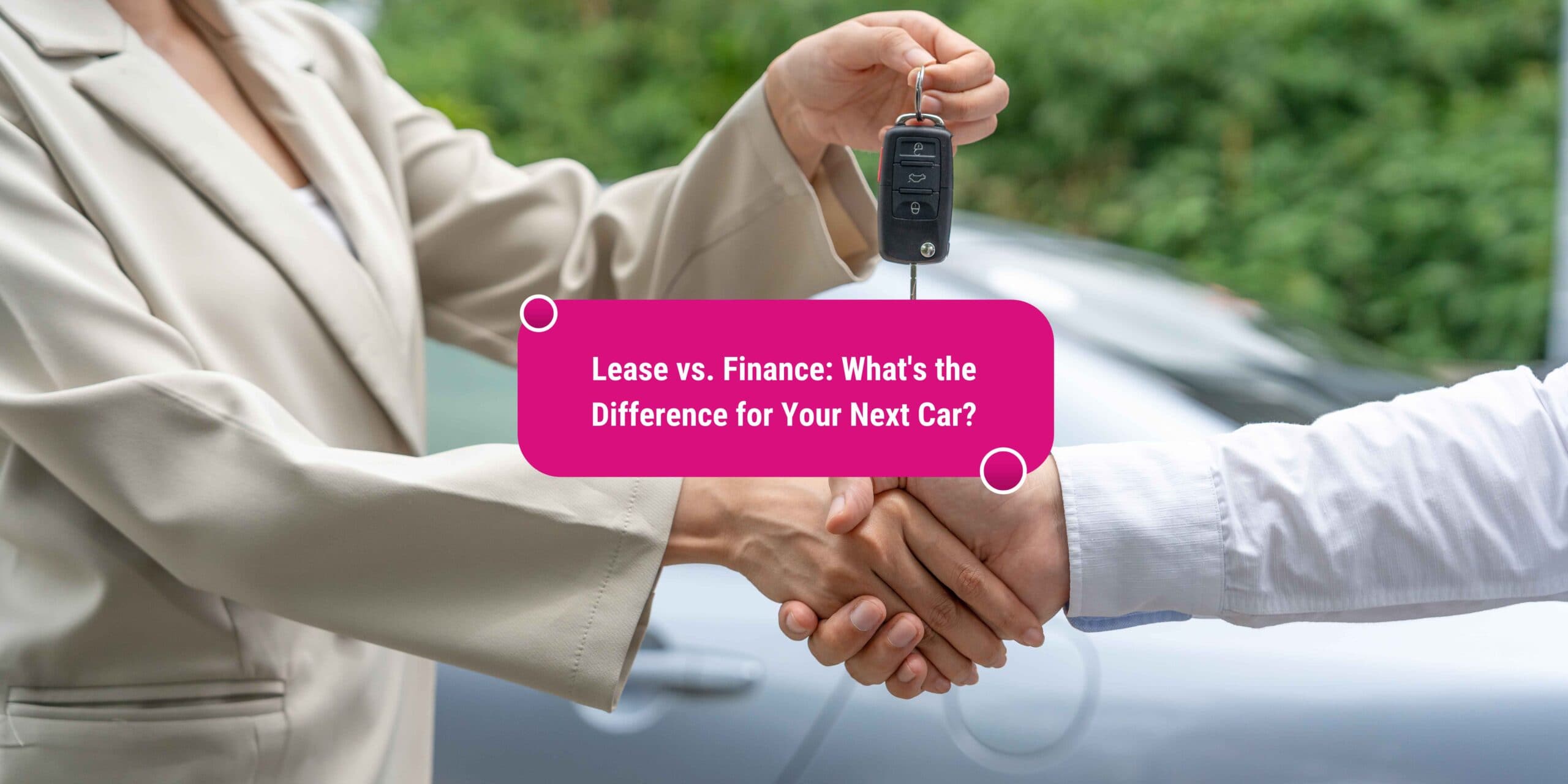 what is the difference between a car lease and finance