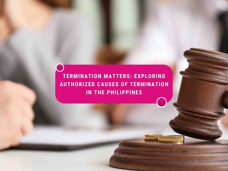 annulment cost in the philippines, authorized cause of termination