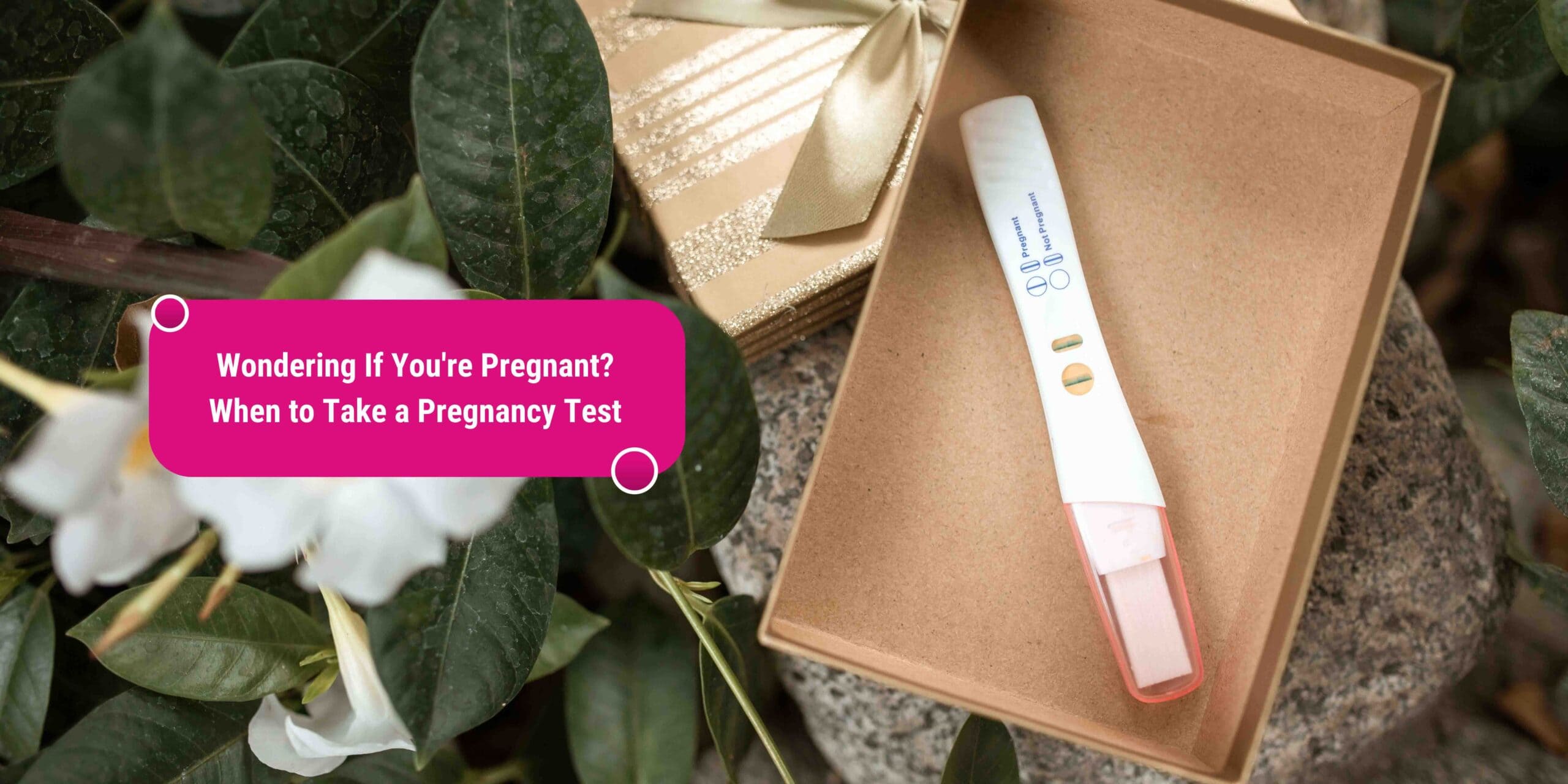 when should i take a pregnancy test