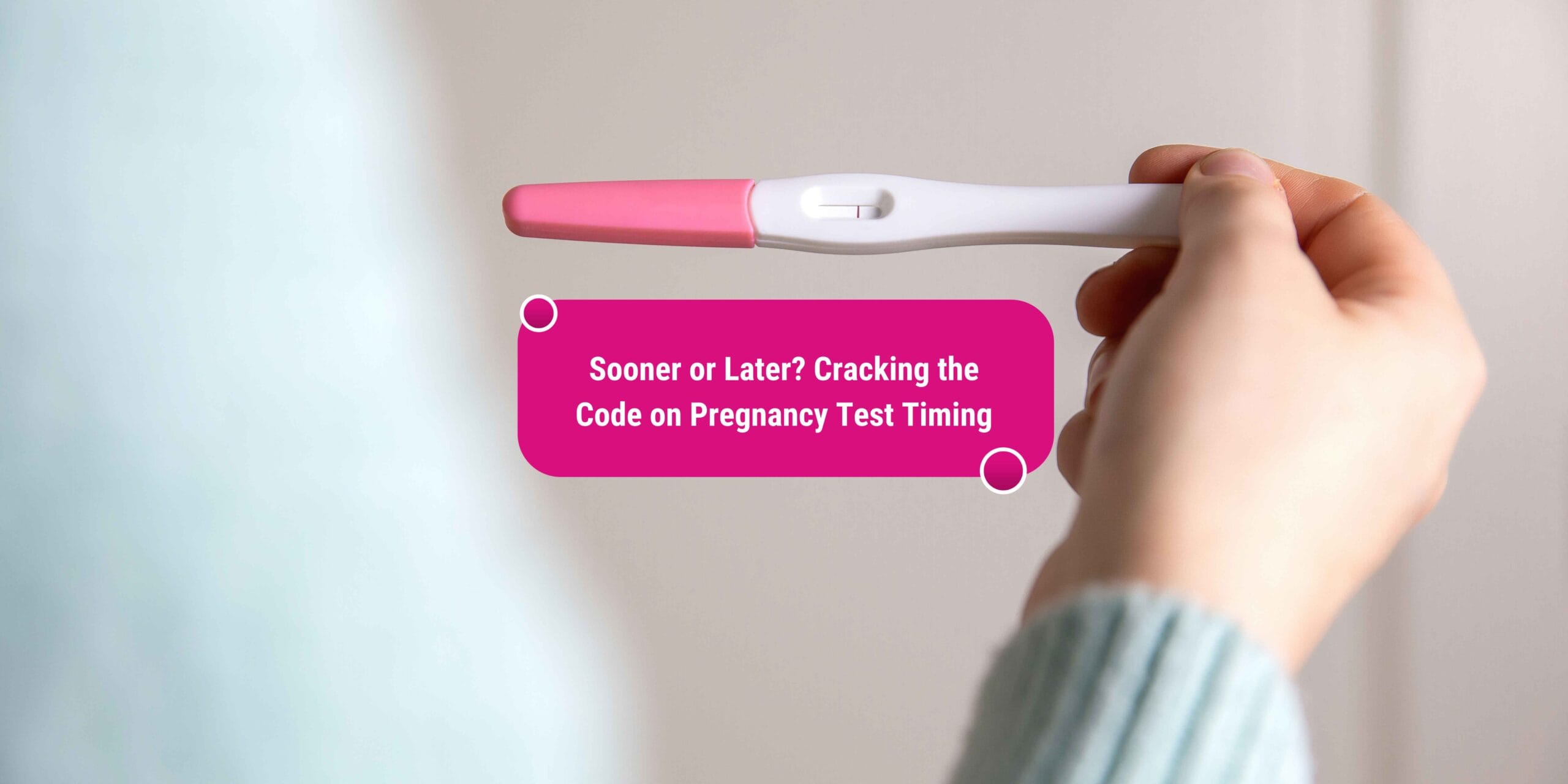 when to take pregnancy test