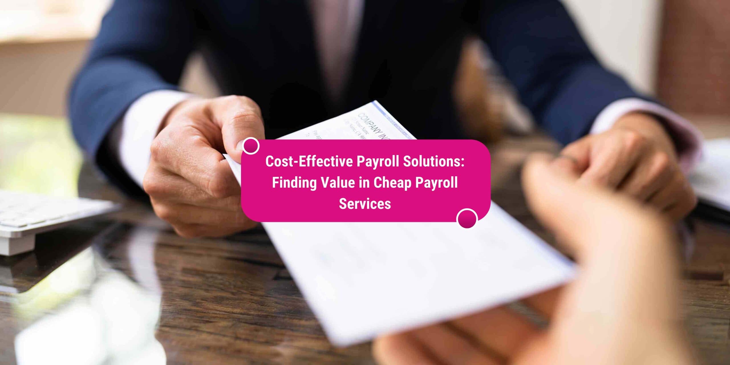 cheap payroll service