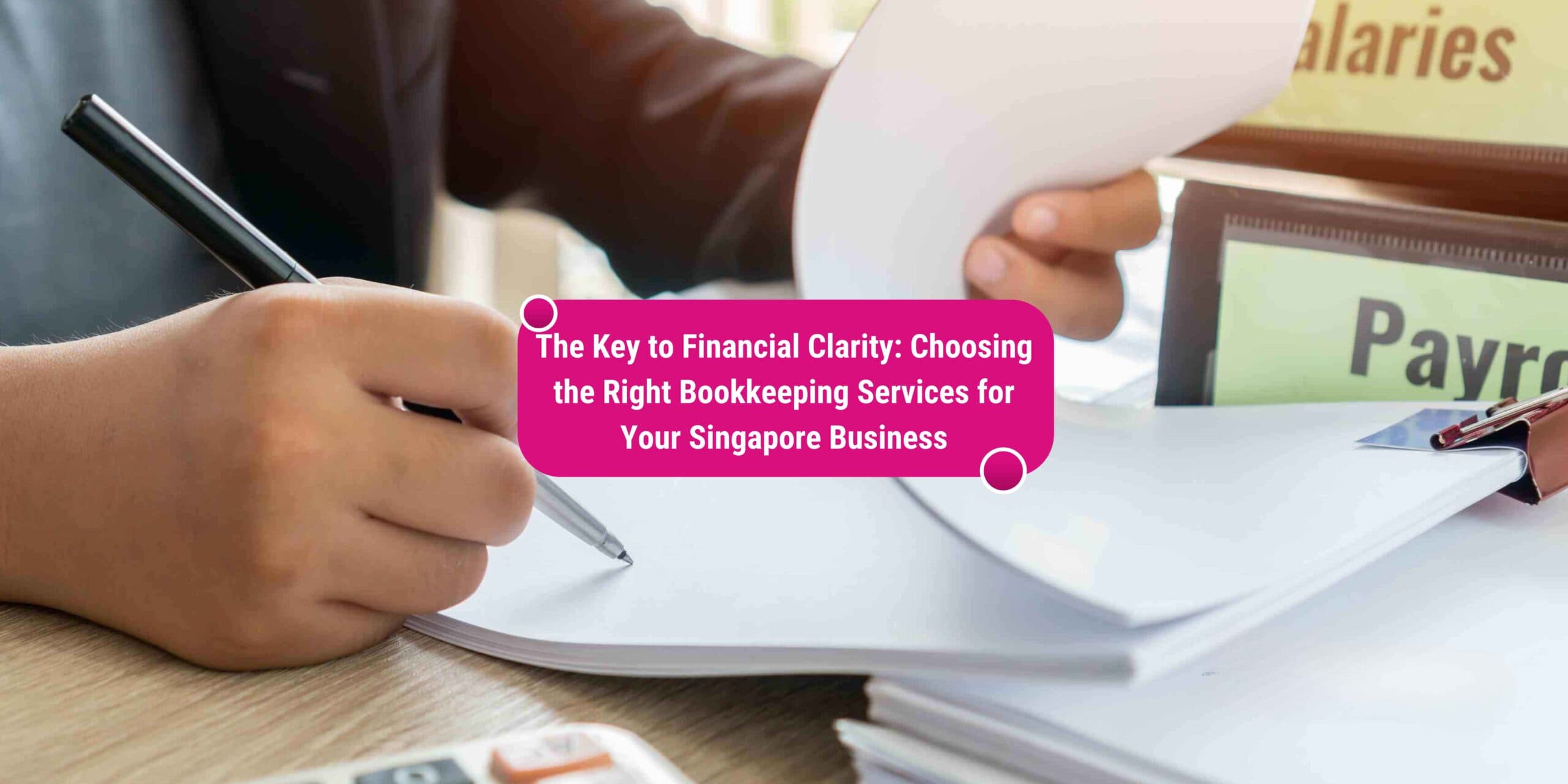 bookkeeping services Singapore