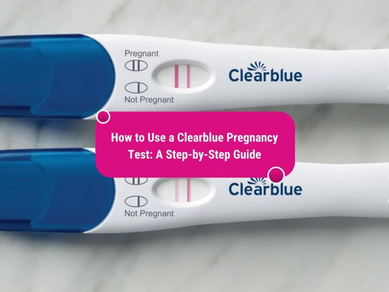 clear blue pregnancy test