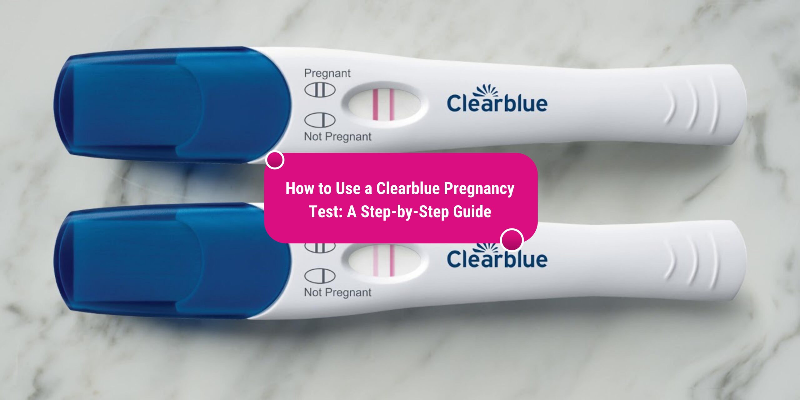 clear blue pregnancy test