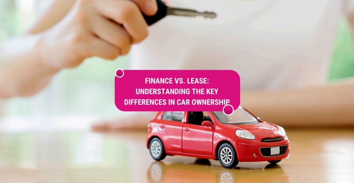 what the difference between finance and lease a car