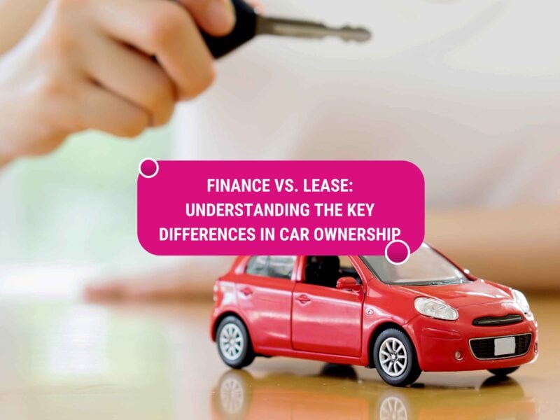 what the difference between finance and lease a car