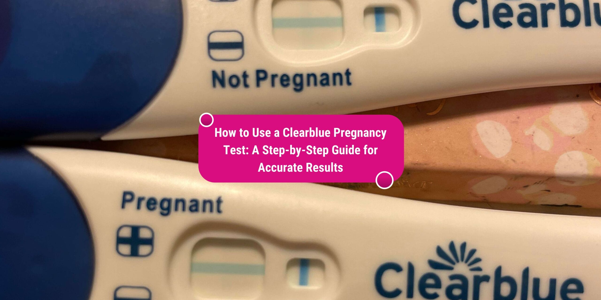 clearblue pregnancy test