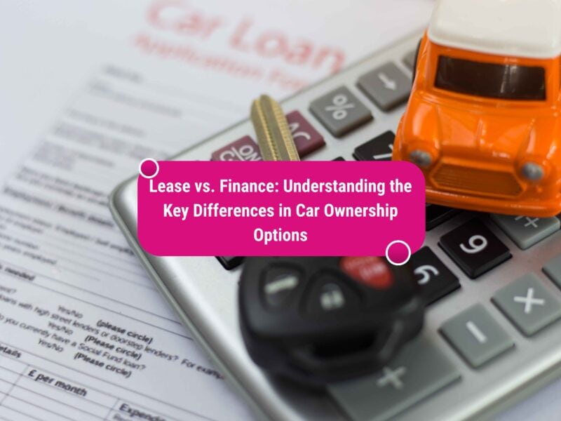 what is the difference between lease and finance a car